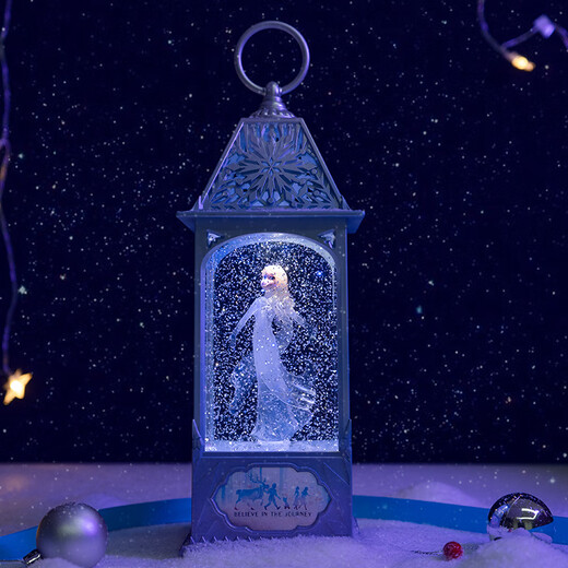 迪士尼（Disney）冰雪奇缘音乐盒爱莎公主八音盒飘雪儿童玩具女孩生日礼物送礼袋