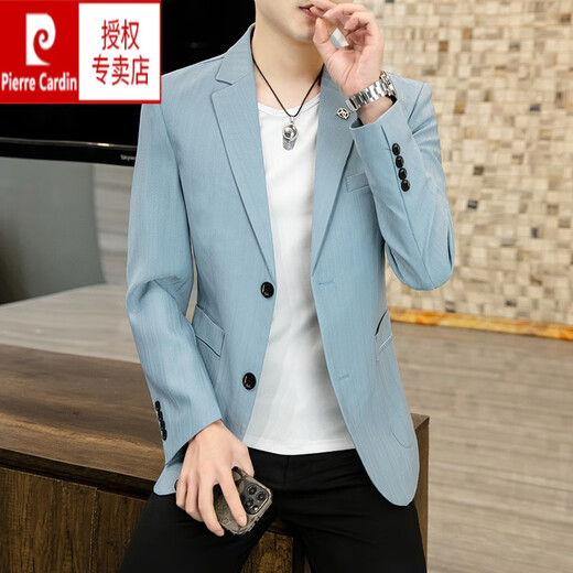 Pier Cardin printemps et automne imitation Suit en laine Veste pour hommes épaissie de style coréen occidental veste mince de corps à la mode