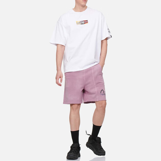 Evisu Kuro Männer und Frauenelbe Brief Lose Kurzarm T-Shirt Men 2esgnm3ts687Bzct Weiße [lose 1 Größe]