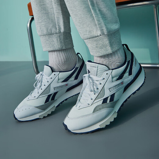 Reebok men and women LX 2200 versatile pigeon gray retro sports casual breathable running shoes GY9767 34.5