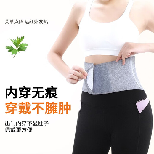 南极人（Nanjiren）护腰带自发热保暖腰间盘突出劳损夏季薄款久坐久站腰托男女士专用 【四季推荐】自发热保暖款 L（腰围86-103cm）建议120-150斤