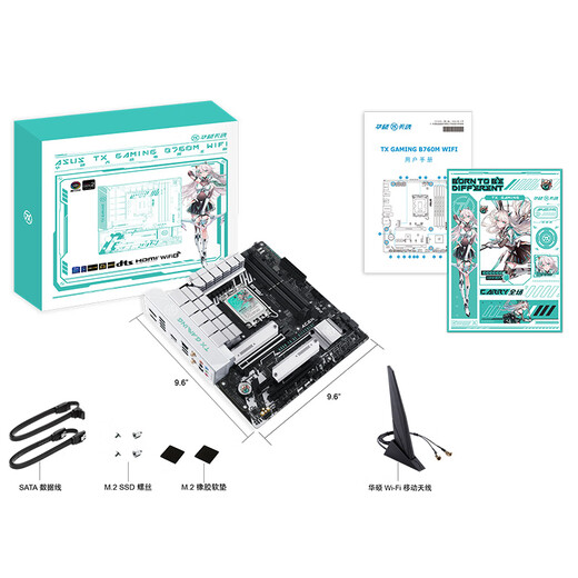 ASUS TX GAMING B760M WIFI Tianxuan motherboard supports DDR5 CPU 13700K/13600KF/13400F (Intel B760/LGA 1700)