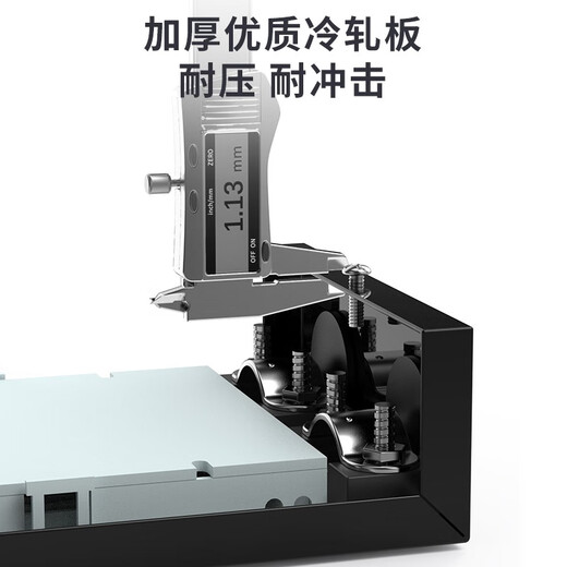 万级（OFNPFTTH）光纤配线架 光纤光缆终端盒 光钎熔纤盒 尾纤熔接盒 4口4芯单模SC光纤盒 2-4112