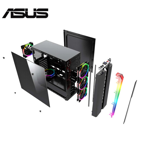 ASUS 11th generation Core i5 11400F/1660S/3050/3060/5060 online game entertainment home design desktop computer assembly computer host DIY complete machine configuration four i5 11400F+RTX3050 6G
