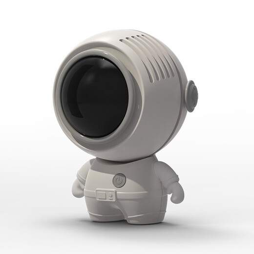 Kaiyi small fan desktop dormitory halter neck Children's Day birthday gift for girls to give to girlfriend girlfriend wife best friend practical boy boyfriend Chinese Valentine's Day Teacher's Day gift Moonlight white astronaut halter neck small fan