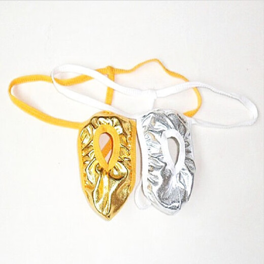 Long Night Sexy Underwear Men's Underwear Sexy Open Hole G-string Men's Open Crotch-free Sexy White