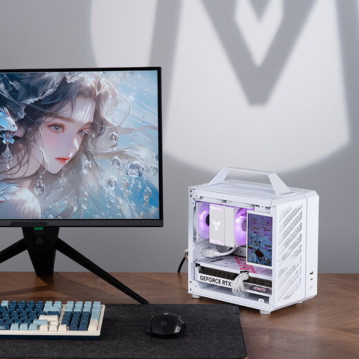 Sugar Cube Mechanical Master i5 13400F/RTX5060TI/5060/7650GRE Portable Office Mini Assembly Computer Small Host ITX E-Sports Game Live Design Computer C24 Small Host Configuration Three丨13400F丨RX7650GRE 8G
