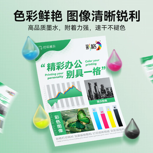 彩格CLI-881小黑色墨盒 适用佳能TS8380 TS9580墨盒TS8180 9180 TS6180 8280 TS708 TR8580打印机墨水PGI-880XL