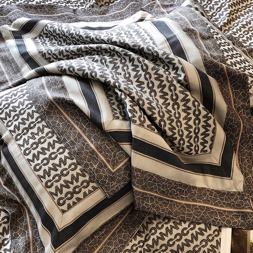 La Torretta 140 count Tencel cotton four-piece set pure cotton yarn-dyed satin bedding Apollo 1.8/2.0m bed