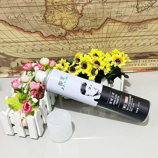 Spray de pulvérisation de cheveux instantanée Spray pour les hommes parfums parfums de colle sèche Mousse Mousse à eau à eau crème à la tête longue et dure 350 ml Spray de cheveux excitants et puissants pour hommes (1 bouteille