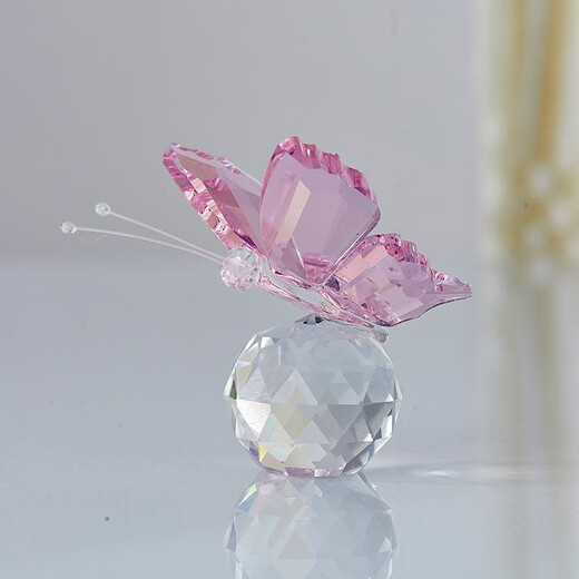 Fanpu Crystal Rabbit Swan Ornament Cute Desktop Small Animal Ornament Cartoon Gifts for Little Girls New Year Birthday Swan