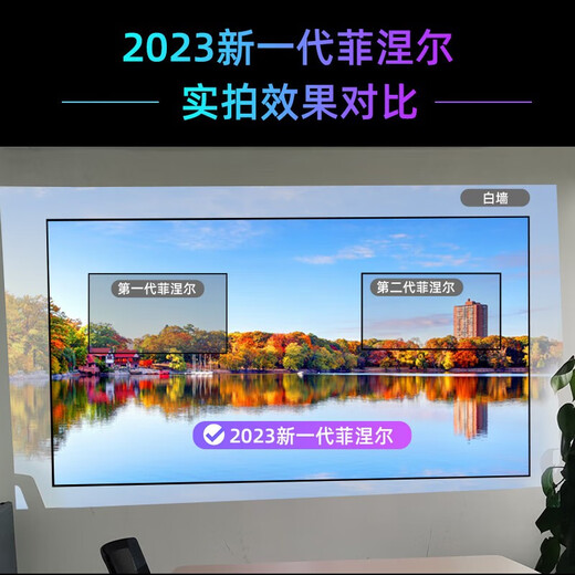 当贝X5SPro三色激光长焦菲涅尔抗光硬屏16:9Vidda海信C3S/C3Pro坚果N3Pro 极米RS10家庭影院4K画质 【三色激光专用】8K长焦菲涅尔硬屏 110英寸（2460*1390mm）
