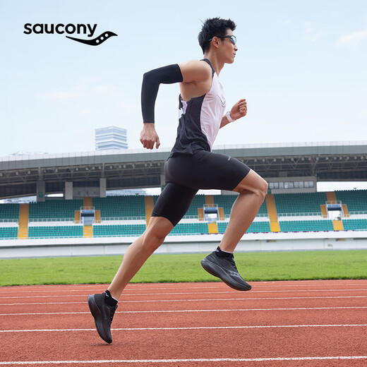 Saucony 15 running shoes for men's lightweight cushioning breathable professional sports training sneakers Kinvara 15 black 201 42.5
