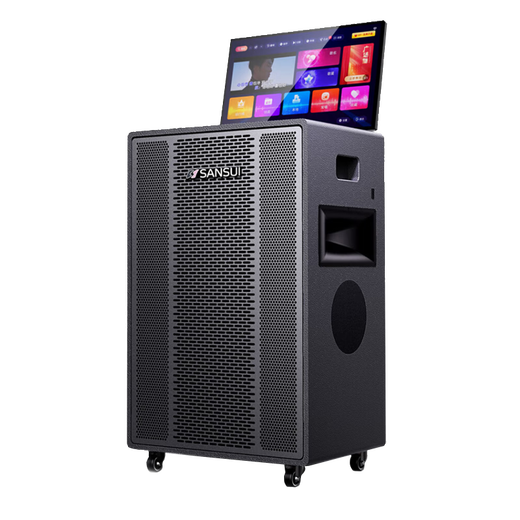 SANSUI Q188 square dance karaoke all-in-one audio Q189 outdoor audio high-power bass performance audio mobile speaker stage performance Bluetooth karaoke singing speaker Q189+18-inch+21-inch screen+500G+free three-year membership