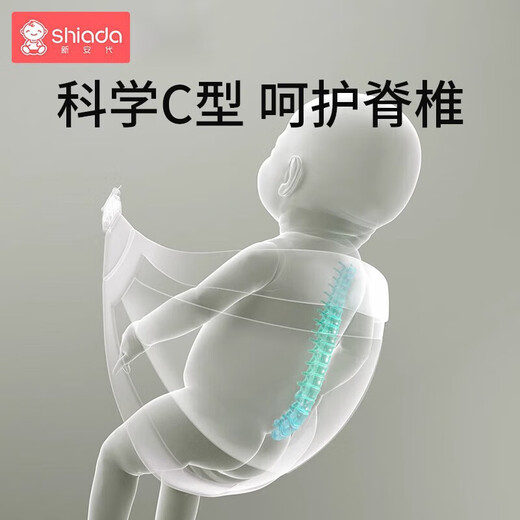 Xin'andai Simple Multi-Function Baby Carrier Crossbody Newborn Portable Carrier Comfortable New Waist Stool to Hold Baby Artifact Carrier Children's Carrier (Blue Model)