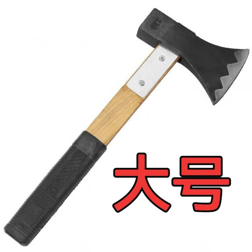 安俊晟斧头工地泥工建筑木柄加固斧子劈柴柴树家用锻打斧消防斧 精工【1050克】加固锤斧两用 ·
