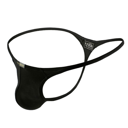 Private delivery New underwear for men's sexy breathable nylon solid color low waist thong men's underwear couple adult sex products White XL