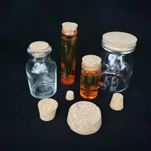 Oak stopper glass bottle stopper cork stopper tapered cork bottle stopper bottle cap wine stopper lid wine jar stopper wooden red wine wine cork universal stopper wishing bottle glass bottle 5 pcs 33*28*20