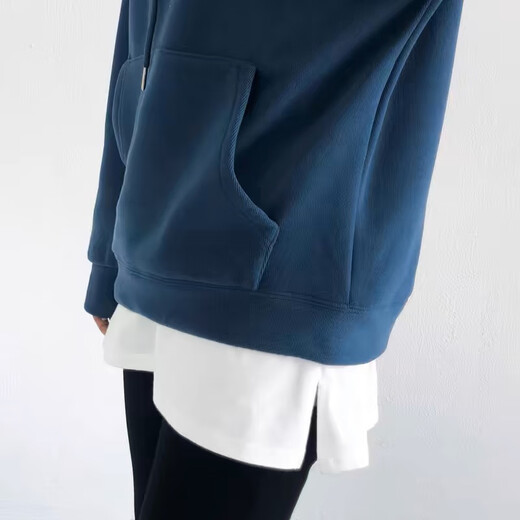 Kunsui small butt curtain for women with shark pants hem skirt cover layered fake hem loose butt-covering white skirt white slit model 1 bottom butt curtain L (recommended 80-120 Jin Jin is equal to 0.5 kg)