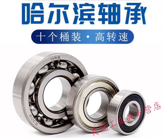 适用于 轴承大全6200 6201 6202 6203 6204 6205 6206 6207-2R HRB-6205-RS胶盖密封十个装