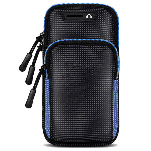 OEMG outdoor men's and women's sports running mobile phone arm bag equipment fitness arm sleeve arm bag wrist bag universal gray (not cross-body)