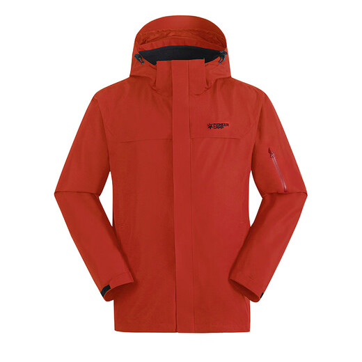 Pathfinder Suzaku Jacket Women's Three-in-One Fleece Liner Outdoor Mountaineering Jacket Windproof Waterproof Warm Jacket Men's Black丨Fleece Two-piece Set L