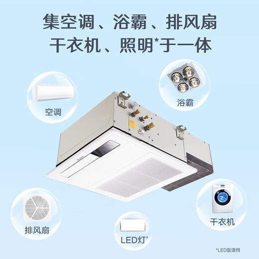 Daikin (DAIKIN) 0 yuan reservation for kitchen and bathroom special air conditioner, partial renovation, one-to-two multi-connection embedded central air conditioner 1V1 customized large deposit, please contact customer service for 0 yuan reservation, special bathroom indoor unit