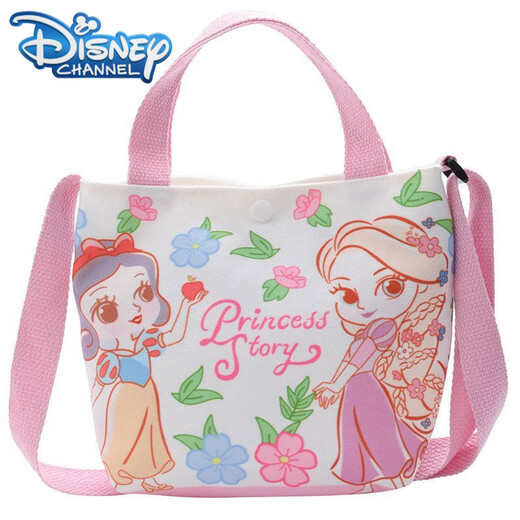 迪士尼（Disney）儿童包包童单肩包挎包卡通帆布韩版时尚儿童斜挎包洋气手拎包 9766粉独角兽