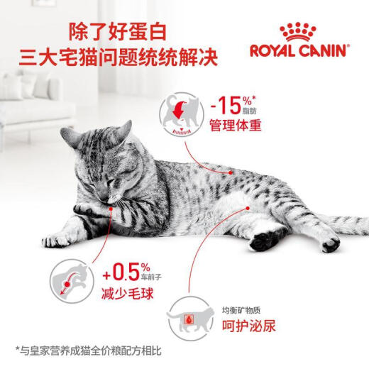 Royal cat food indoor adult cat food I27 general food for 12 months and above 10KG