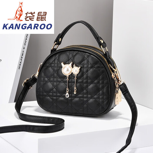 Canguro mini bolso de la moda para mujer bolso de hombro para mujeres bolso de cuerpo de mujer Bolso gato cabeza blanca