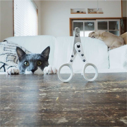 NECOICHI cat nail clippers, Japanese craftsmanship, 30% ultra-thin blade, stainless steel precision trimming, non-slip handle