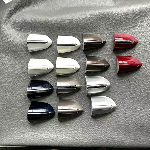 Yusenyi Ford Edge New Mondeo Taurus exterior door handle trim cover left front door handle cover lock cover keyhole cover front left handle cover tanzanite blue