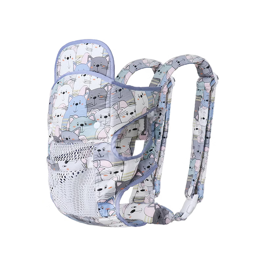 Ken Meng Baby Baby Strap delantera y trasera horizontal sosteniendo el bebé transpirable Simple saliendo y sosteniendo el artefacto del bebé libera la nueva vida del bosque multifuncional estilo neto transpirable (sosteniendo la sostenimiento horizontal 0-36 meses)