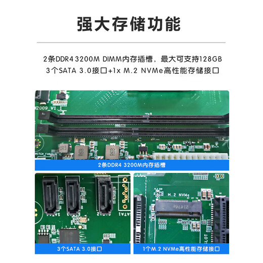 GITSTAR集特 国产申威831商用办公台式机GPC-100 32G/500G+2T机械/JM9230 4G独显