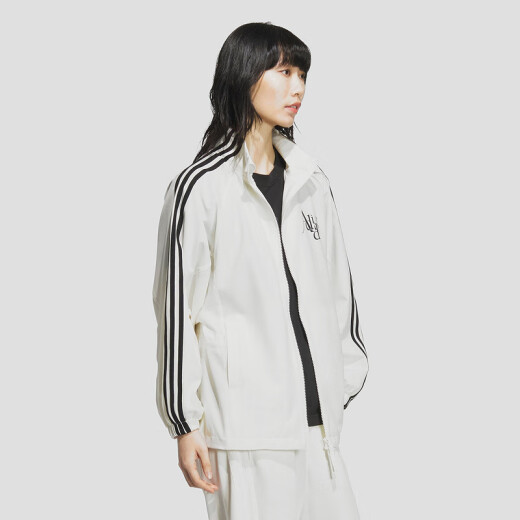 阿迪达斯 （adidas）2024春女运动休闲梭织夹克 JI9768 JI9768 XXS (85)