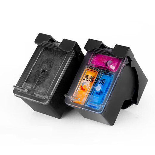 Natalie HP 47 ink cartridges for HP DeskJet 4877 4828 4829 4825 4826 Printer ink cartridges Black transparent continuous spray Ink can be added 5000 pages with ink