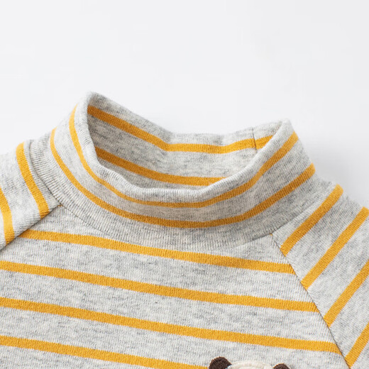 DAVE&BELLA boys' long-sleeved T-shirt girls' bottoming shirt autumn children's clothes half turtleneck