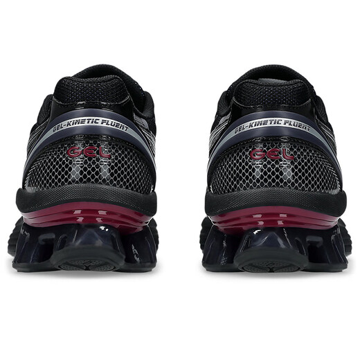 ASICS (ASICS) Chaussures de course rétro pour les hommes et les femmes Gel-Kinetic Fluent Absorbing and Breathable Rebound Sports Casual Chores Black / 1203A737.001 42