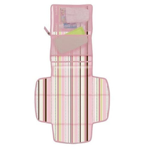 Munchkin Portable Diaper Changing Set Gray Folding Mat Baby Changing Diapers Out