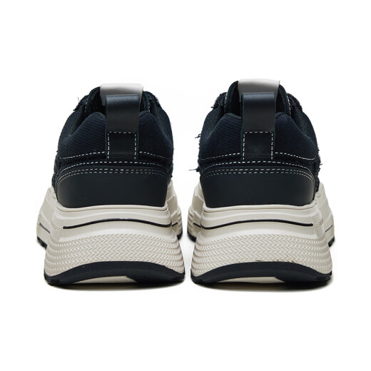 
SHOOT BRAND tee series wear-resistant thick-soled canvas shoes, trendy small dirty shoes, same style for men and women, black 36
