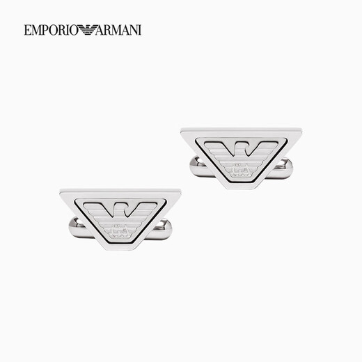 Emporio Armani/Armani Flaghip de acero para hombres Trapezoidal color liso formal EGS3129040-SILVER