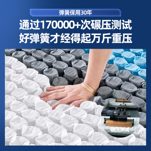 两只绵羊TWOSHEEPS床垫独立弹簧乳胶记忆棉加厚压缩十大五星酒店席梦思民宿定制品牌 定制厚度:15/18/20/22cm【详询】 1350*2000mm