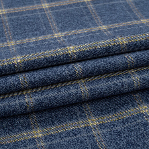 Shanshan (FIRS) pure cotton brushed shirt middle-aged dad wear business casual cotton plaid shirt for men coffee plaid 40