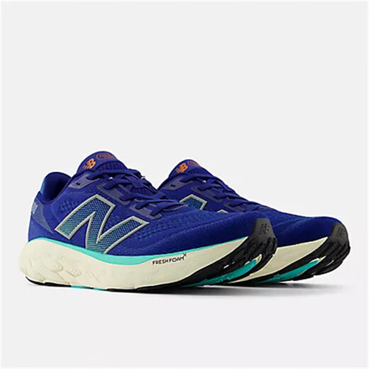 NEW BALANCE新百伦 男士跑步鞋 Fresh Foam X 880v14 日常健身缓冲支撑运动鞋 蓝色/Inkwell with Cyber 40
