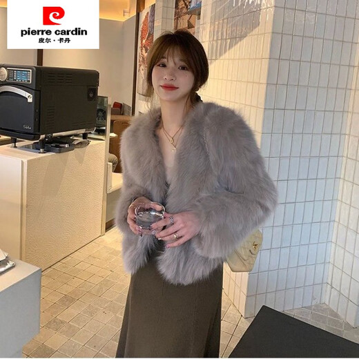 Veste Pierre Cardin pour femmes automne et hiver Nouveau toka imitation Fox FOR FURTER INTERNET CÉLÉBRITÉ JEUNE CORÉAN IMITATION FURME FEMMES HIDER CHEET DE FURS HID