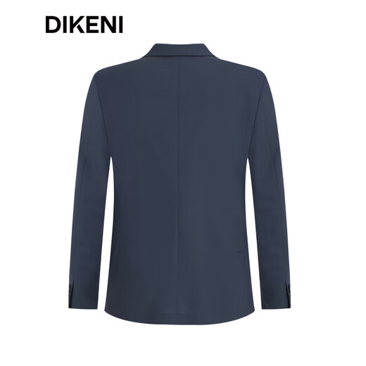 DIKENI hochwertiger Woll-Einzelanzug, neuer Frühling und Herbst, Business-Pendler, pflegeleichte Herren-Anzugjacke, Graublau, 175/96A