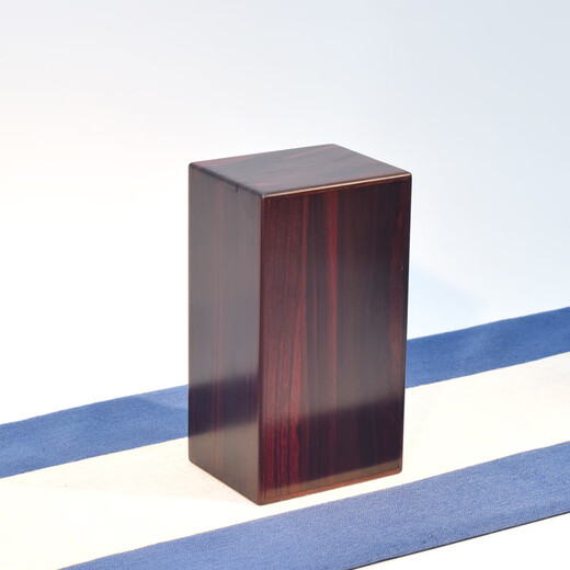 Caja de escritura de sándalo rojo personalizada de joyería de caoba