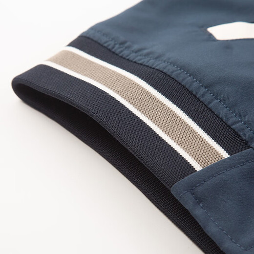 HAZZYS brand children's clothing boys' jacket autumn new three-proof comfortable contrast color fashion baseball collar jacket Galaxy cobalt blue 120