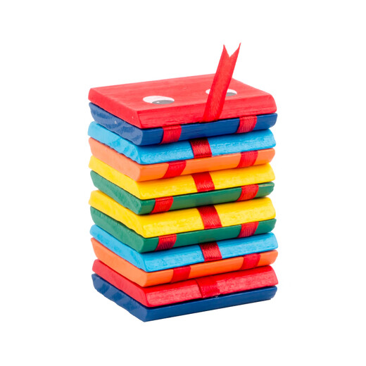 Crazy Seven Kinder Puzzle Nostalgie Klassische Holzaugen Illusion Flipboard Spielzeug traditionelle Handbuch Magic Performance Building Blocks Flipboard -Spielzeug + Pinguin Grün alle Größen