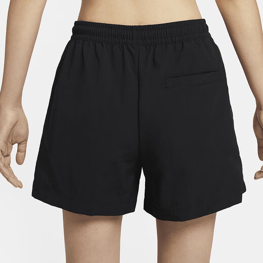 Nike (Nike) Pantalones de chándal Pantallas de mujer 2025 Summer Nuevo pantalones casuales Tendencia de moda tejida entrenamiento transpirable pantalones cortos cómodos FV6623-010 Negro 2xl
